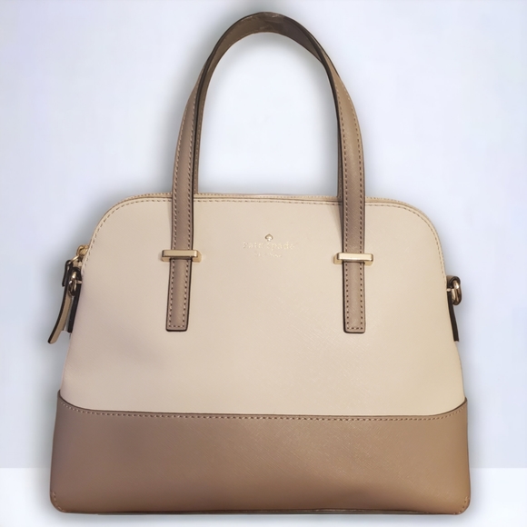 Kate Spade Cedar Street Maise Satchel Bag Pebble/Warm Putty - Picture 1 of 8